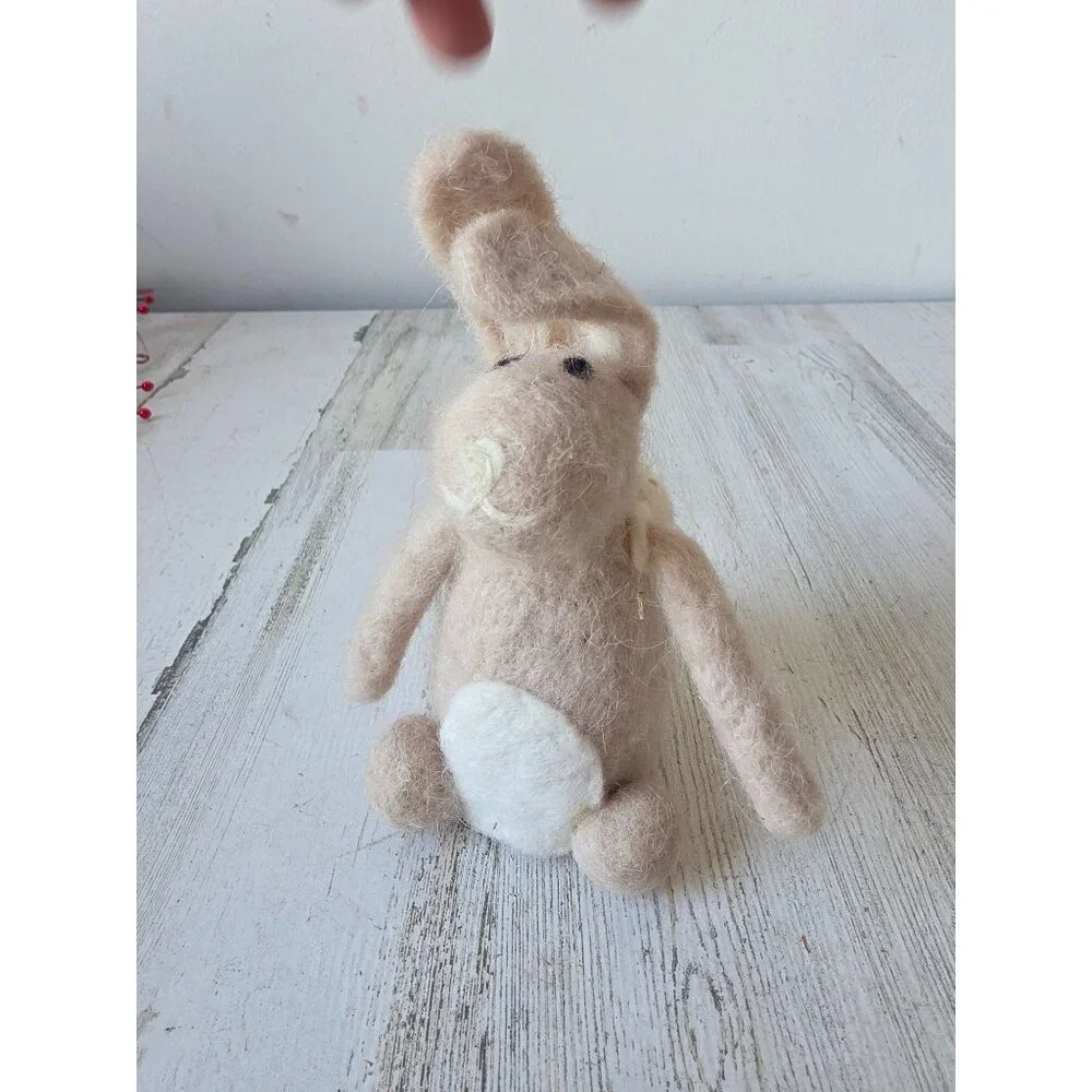 Shabby chic Easter bunny‎ rabbit spring decor village